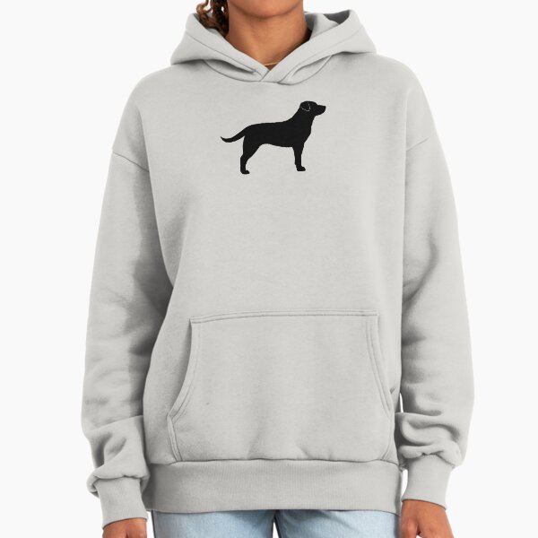 Black Labrador Retriever Silhouette(s) Hoodie