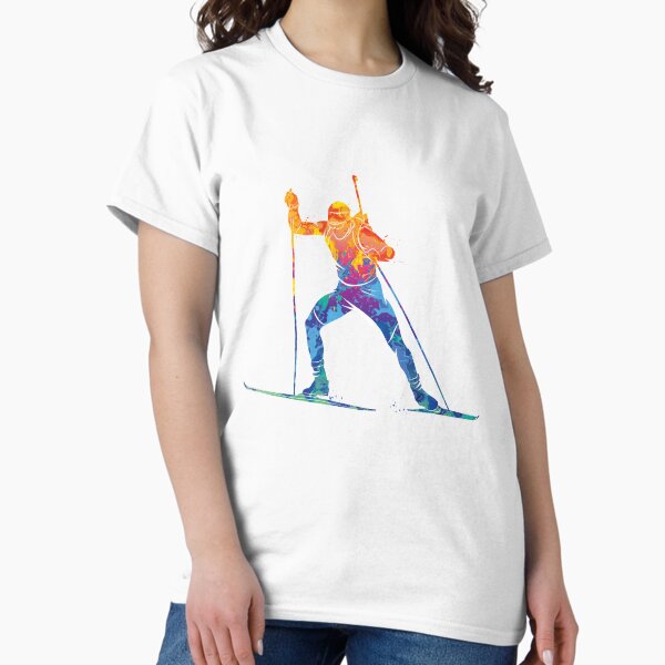 Watercolor Biathlon T-Shirt