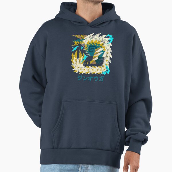 Monster Hunter World Iceborne Zinogre Kanji Icon Hoodie