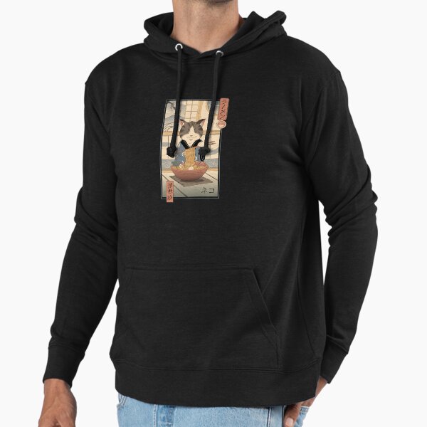 Neko Ramen Ukiyo-e Hoodie
