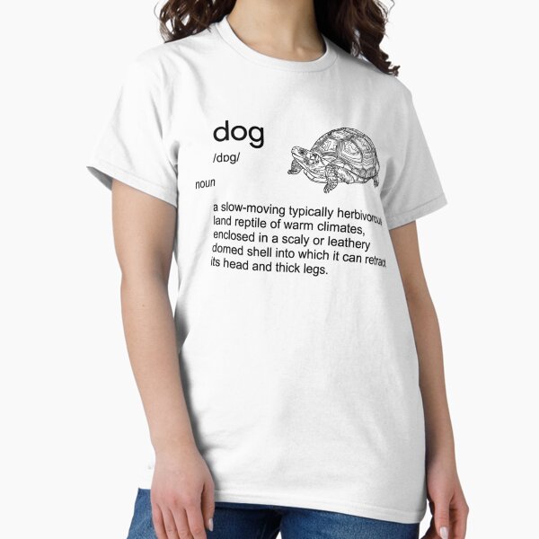 Dog Definition White Version T-Shirt