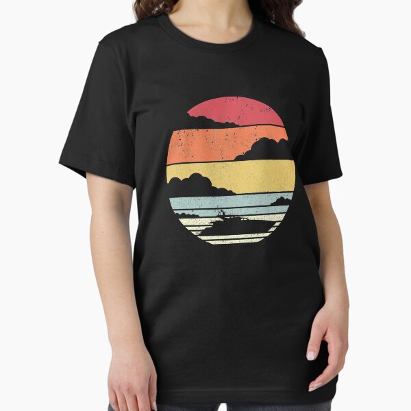 Yacht Graphic. Retro Style Boat Design T-Shirt