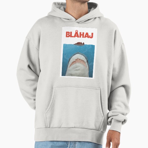 Blahaj Jaws Poster Hoodie