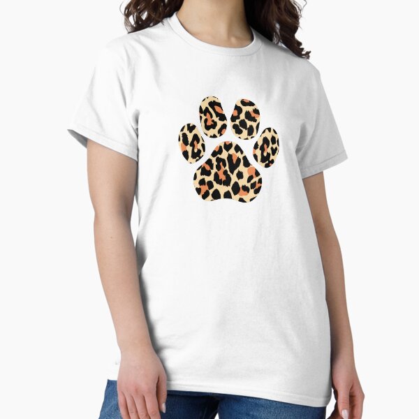 PAW FOOT PRINT WILD ORANGE T-Shirt