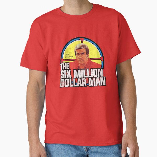 The Six Million Dollar Man Logo Vintage T-Shirt