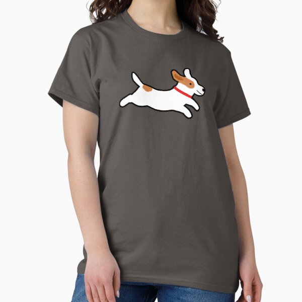 Cute Jack Russell Terrier Running Dog T-Shirt