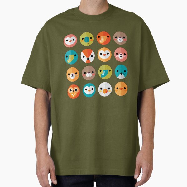 Smiley Faces - Cute Animal Faces T-Shirt