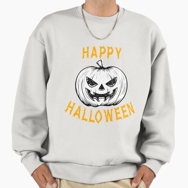 Scary Face Jack o Lantern Halloween Holiday T shirt Sweatshirt