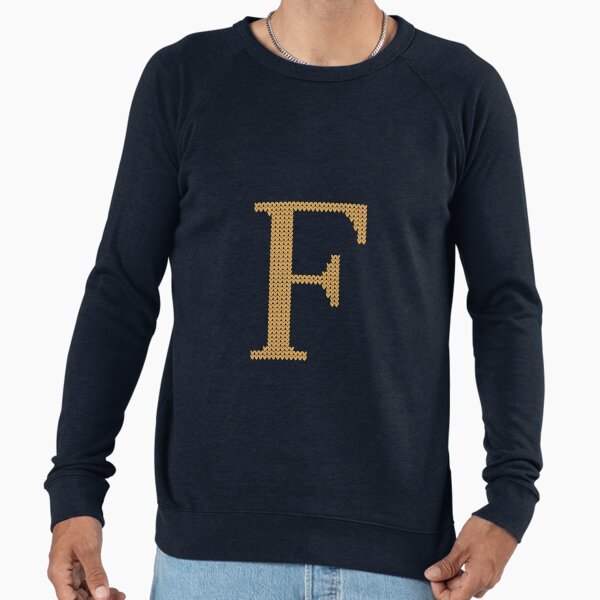 Weasley Sweater Letter F Lightweight Sweatshirt