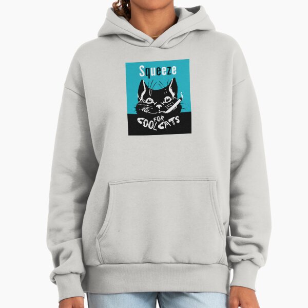 Vintage Late 70s Retro Squeeze Style Cool For Cats British Punk Rock New Wave Graphic Hoodie