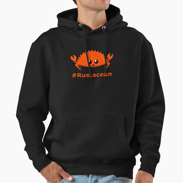 Rust Language / Lang Unofficial Mascot - Ferris the crab Rustacean Hoodie
