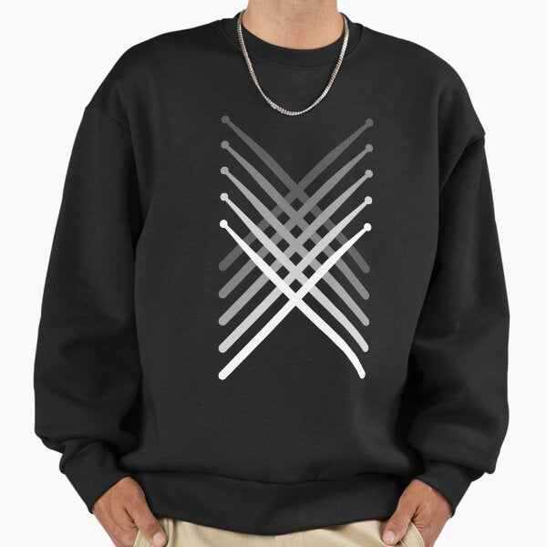 Fading Percussion Drum Sticks Sweatshirt