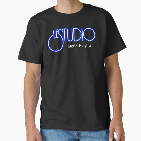 Le Studio Morin-Heights White & Blue logo T-Shirt