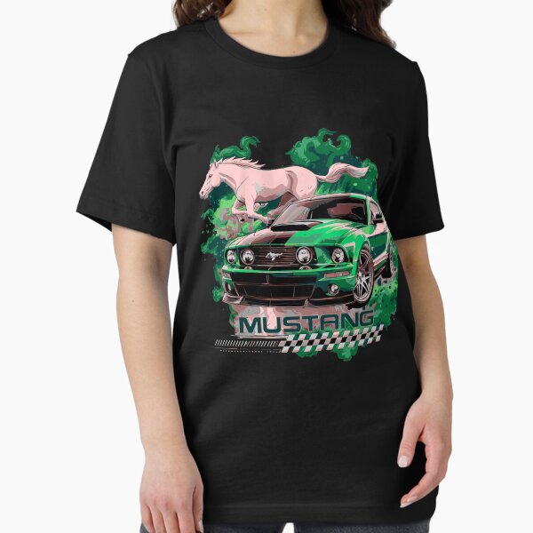 Green Mustang: Racing Pulse T-Shirt