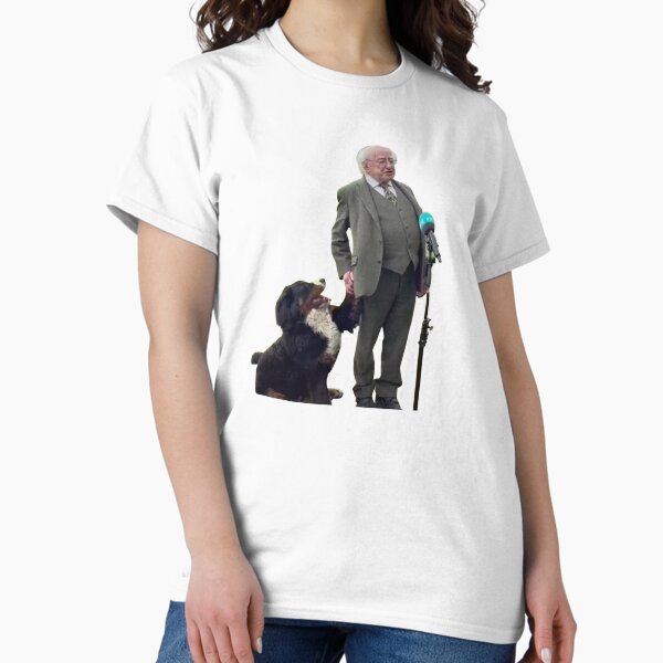 Michael D Higgins & his Dog T-Shirt