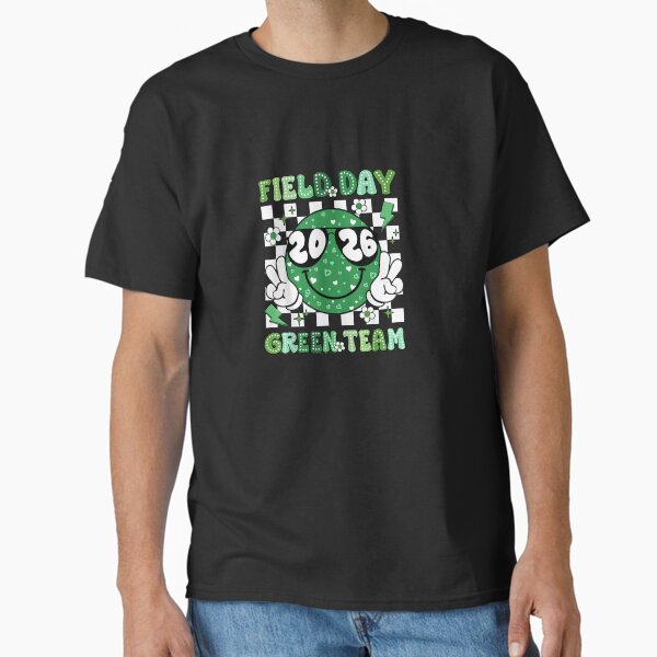 Field Day Green Team 2026 Let The Games Begin Field Trip Fun T-Shirt