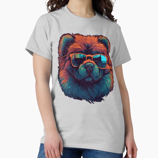 Sunglasses Chow Chow II - Cool design for stylish dog owners T-Shirt