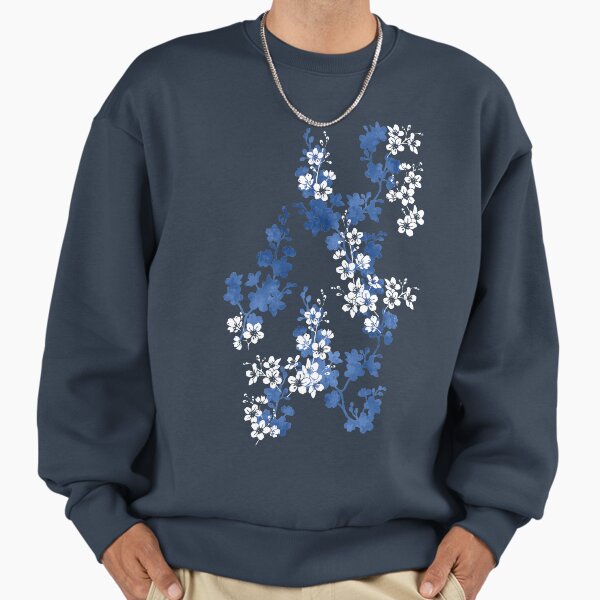 Sakura blossom in deep blue Sweatshirt