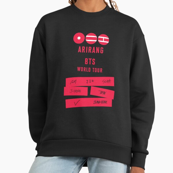 Arirang BTS world wour Black Concert Tshirt Sweatshirt