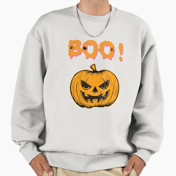 Boo! Scary Face Jack o Lantern Halloween Holiday T shirt Sweatshirt