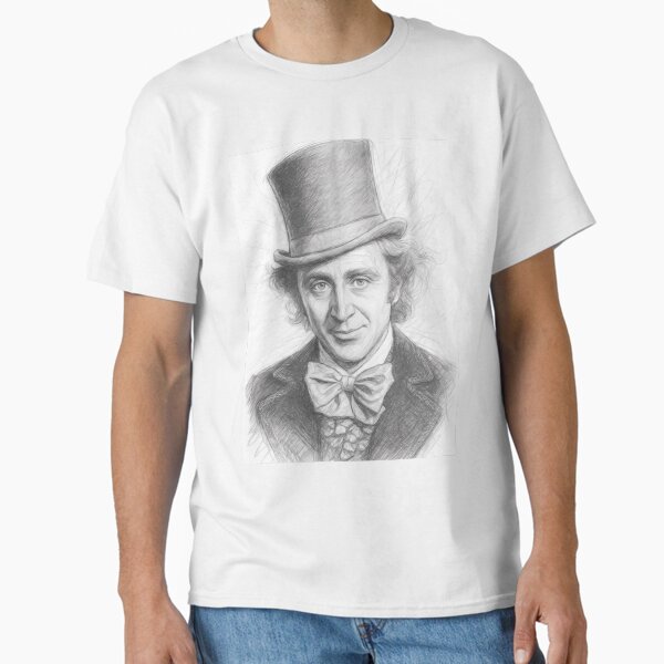 Movie Character Pencil Sketch Portrait T-Shirt