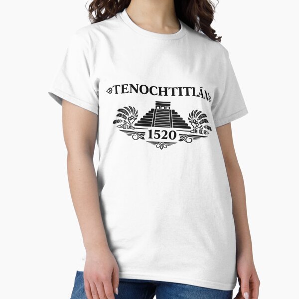 Tenochtitlan 1520 – Aztec Empire Historic Emblem Design T-Shirt