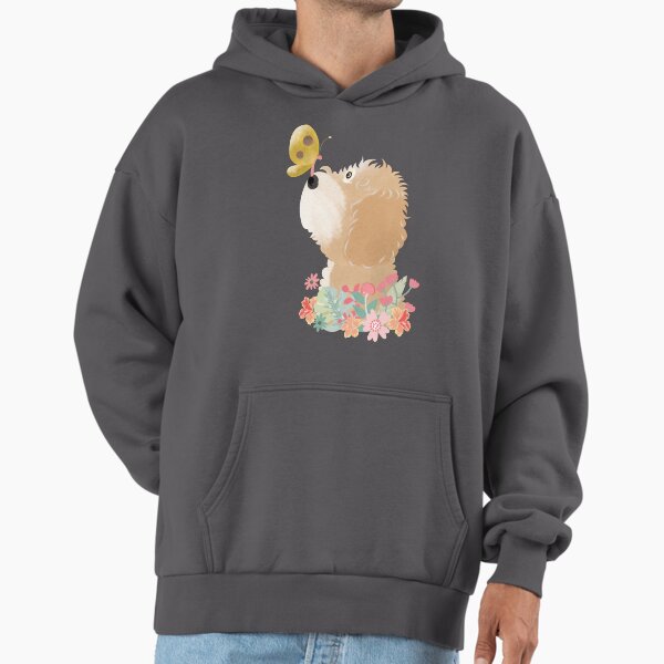 Hello Spring! White Cream Goldendoodle Labradoodle Cockapoo Cavapoo Hoodie