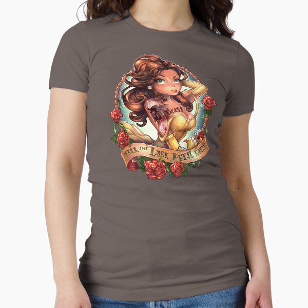 Till the Last Petal Falls Fitted T-Shirt