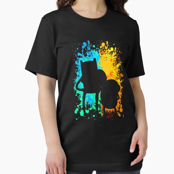 Adventure Time Finn and Jake Paint Splatter Shirt T-Shirt