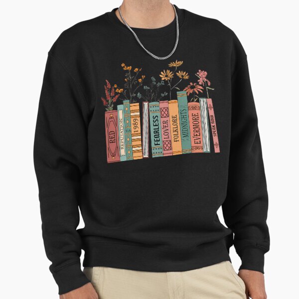 Taylor Albums Book Flowers Country Music Lover Swift Swifts Sweatshirt