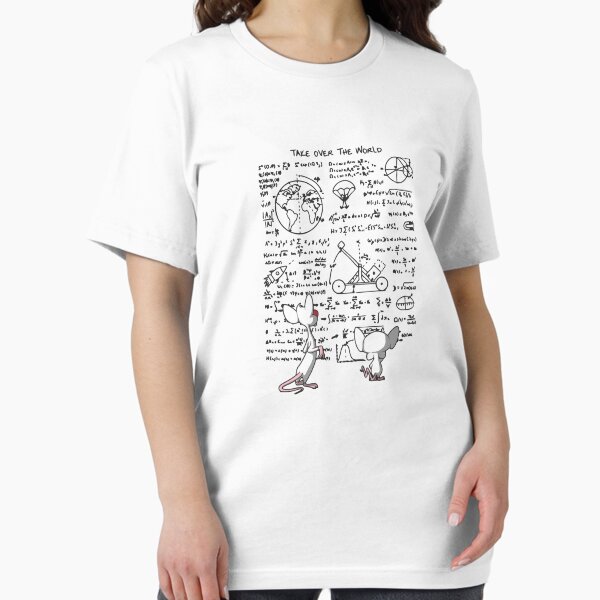 Cartoon Mice World Domination Plan T-Shirt