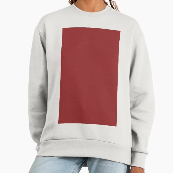 PLAIN SOLID CHILLI OIL - 100 SHADES OF RED ON OZCUSHIONS- NYFW 2018 SPRING- SUMMER Sweatshirt