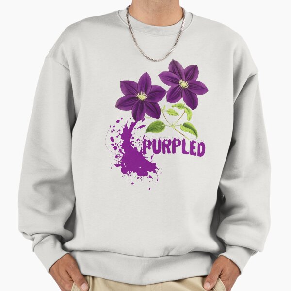 Beautiful Purple Flowers. Flowers Lover Sweatshirt