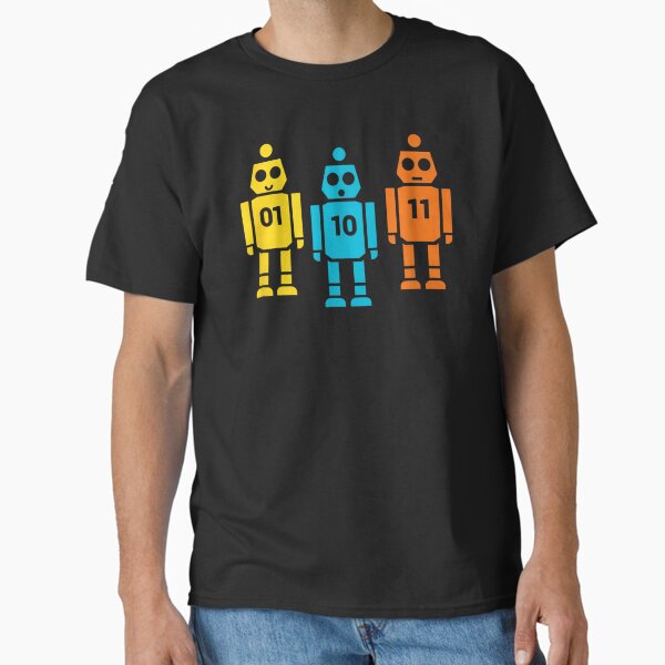01 10 11 Robot T-Shirt