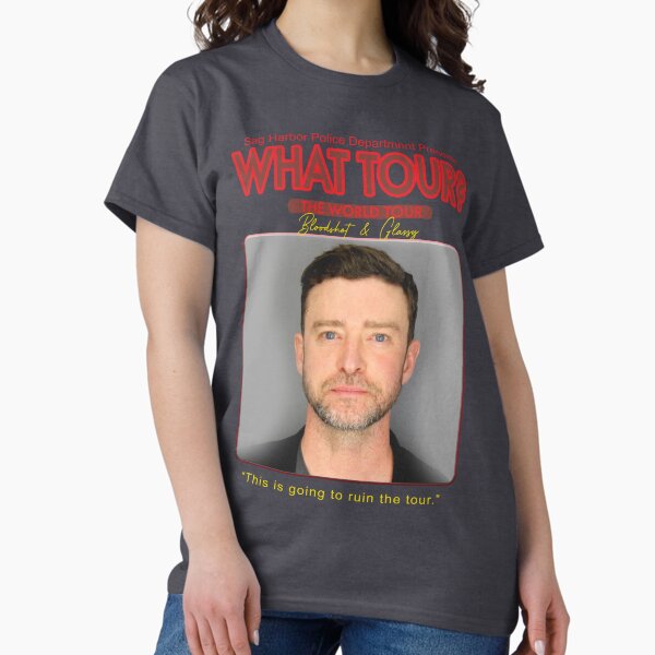 Justin Timberlake Mugshot Tour Shirt T-Shirt