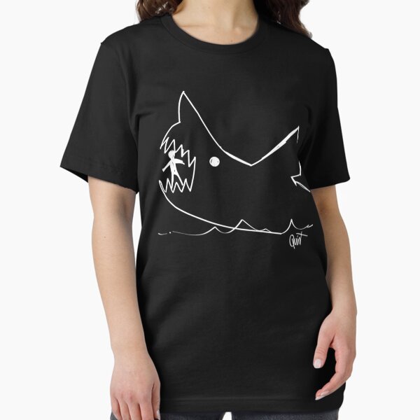 Cult 1970S Shark Movie Chalkboard Pic T-Shirt