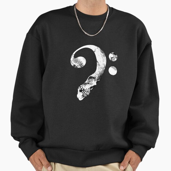 Bass Clef Skull Sweatshirt