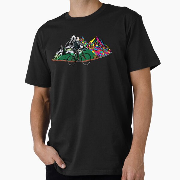 Bicycle Day 1943 | Colorful Psychedelic Art Premium T-Shirt