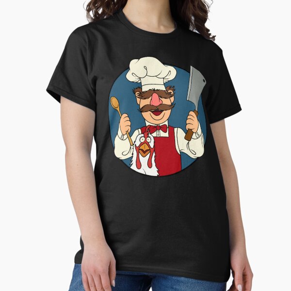 Kitchen Swedish Chef and chicken T-Shirt