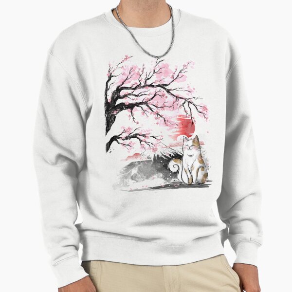 Sakura cat Sweatshirt