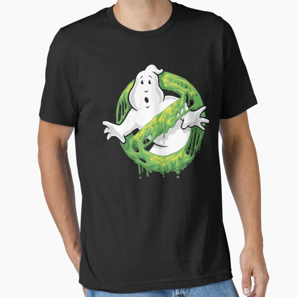 Ghost Hunters Busters Classic Slime Ghost Logo T-Shirt