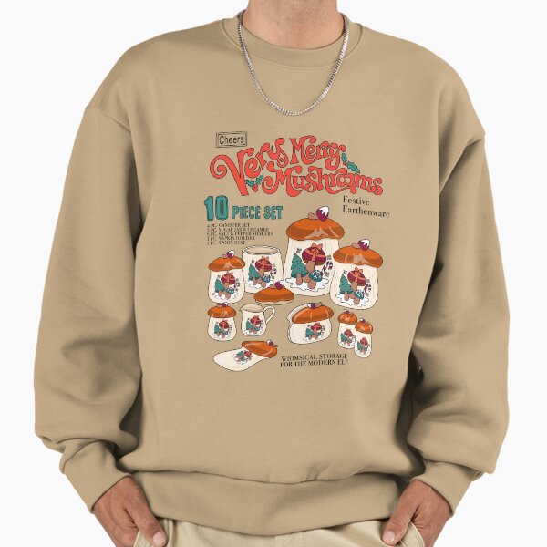 Very Festive Mushrooms Sweatshirt