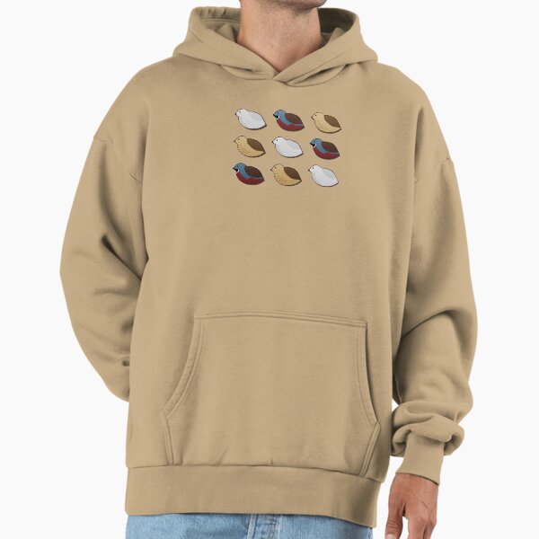 Button Quail Trio Hoodie