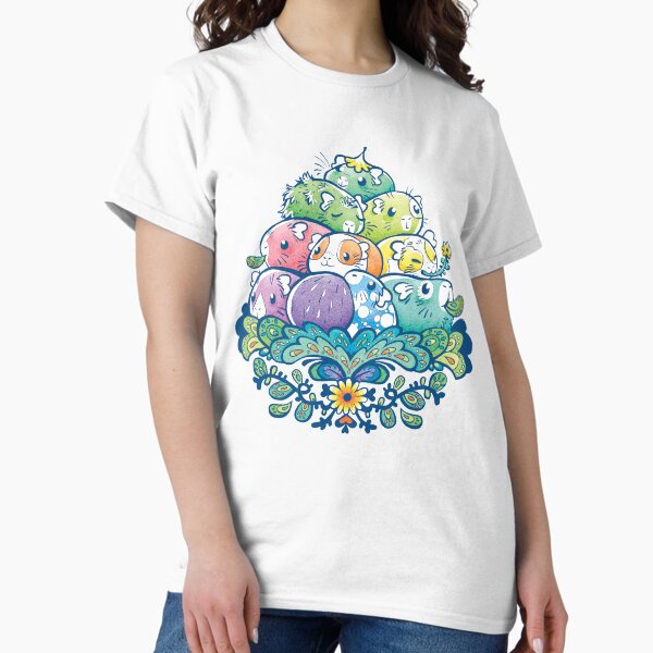 Blooming Piggy Pile T-Shirt