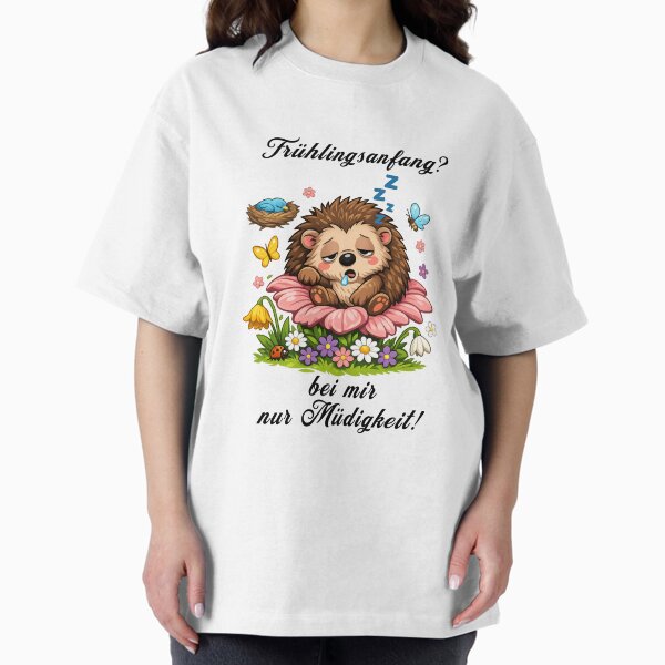 Springtime fatigue – Cute spring design for all sleepyheads T-Shirt