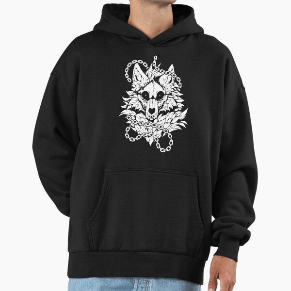 Skull Wolf Skeleton Dog Hoodie