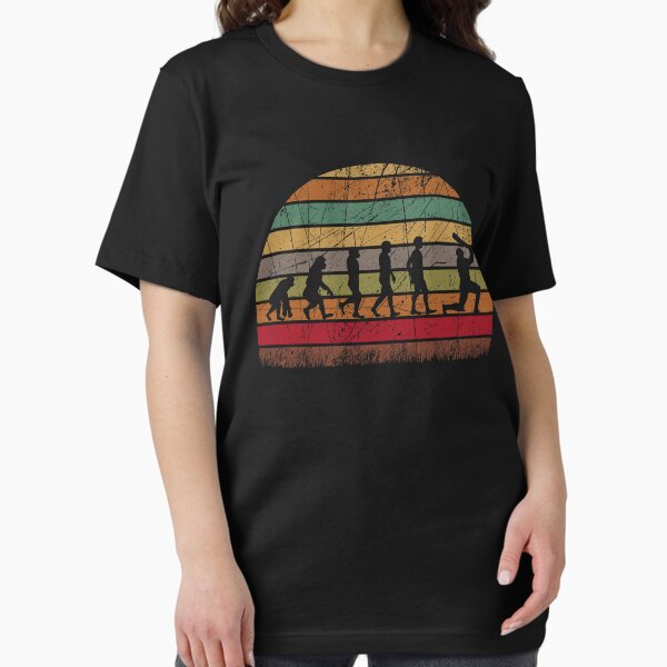 Retro Vintage Cricket Evolution Cricket Fan Funny Cricket Lover Gift T-Shirt