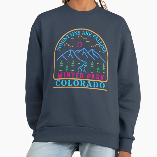 Winter Park Colorado- line art Sweatshirt