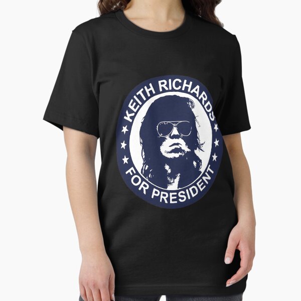 Kei.th Richar.ds For President Music Band - Classic Hackney Diamonds Tour T-Shirt