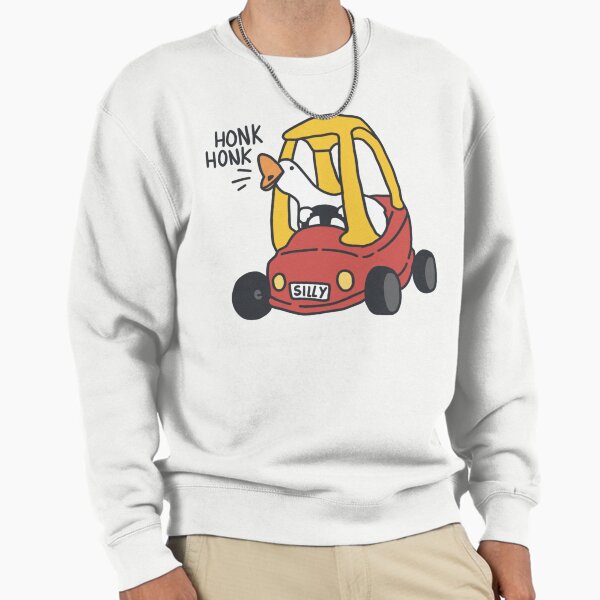 Silly Goose Car Red Sweatshirt